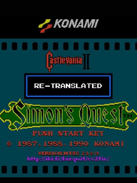 Обложка Castlevania II English Re-Translation (+Map)