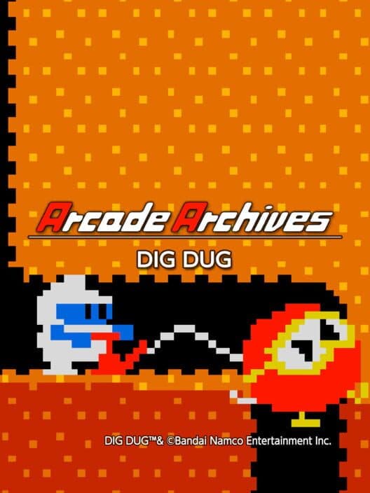 Обложка Arcade Archives: Dig Dug