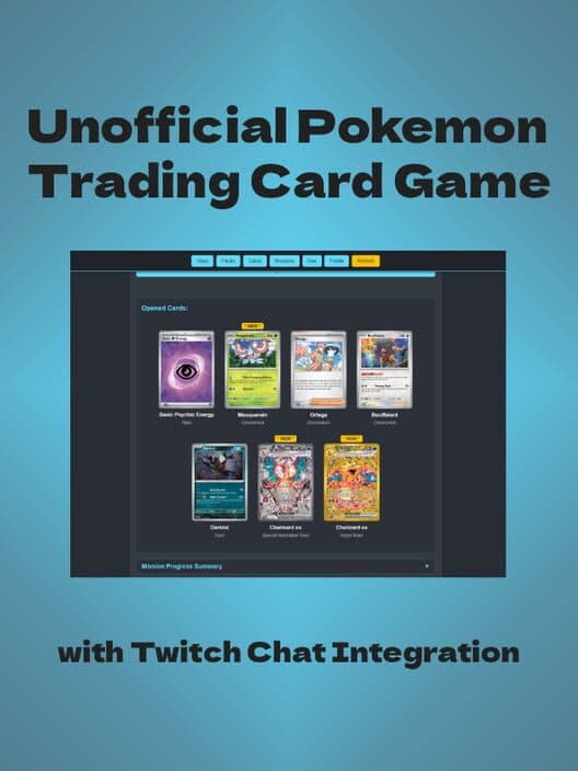 Обложка Unofficial Pokemon Trading Card Game