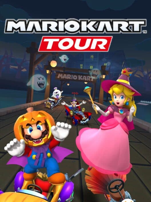 Обложка Mario Kart Tour: Halloween Tour