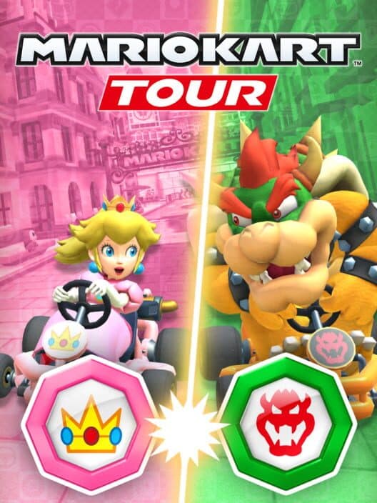Обложка Mario Kart Tour: Peach vs. Bowser Tour