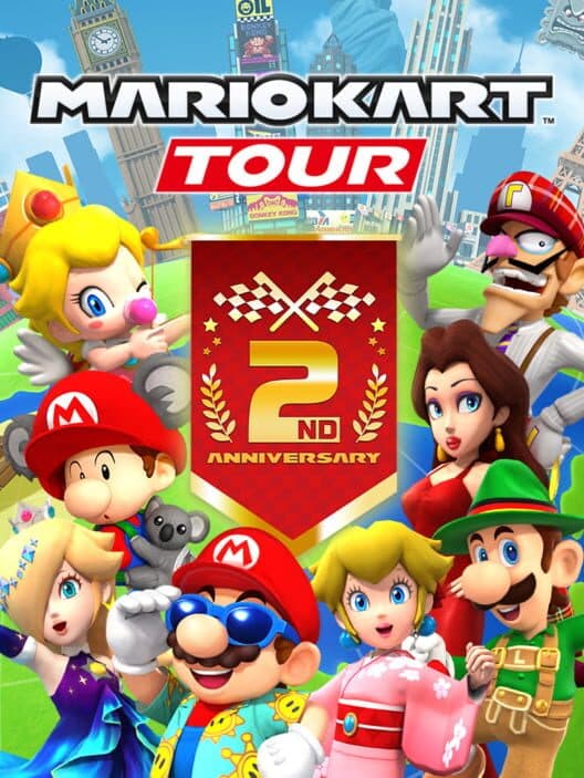 Обложка Mario Kart Tour: 2nd Anniversary Tour