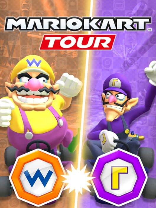 Обложка Mario Kart Tour: Wario vs. Waluigi Tour