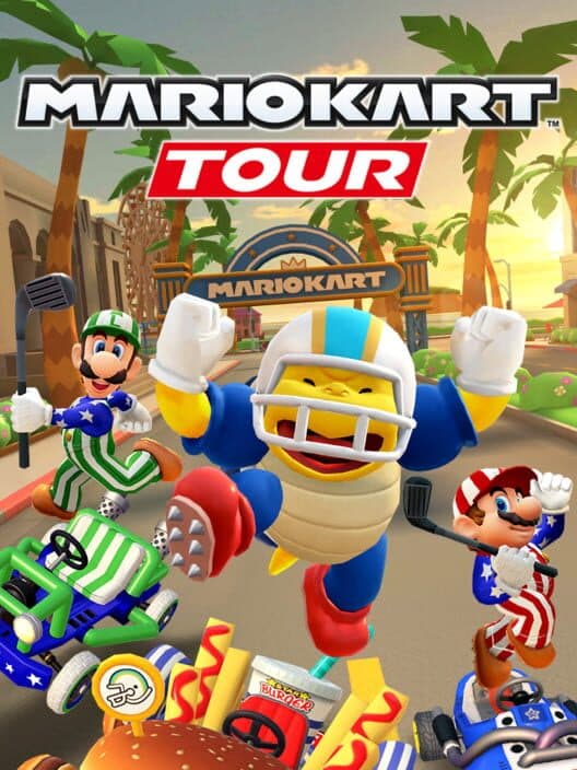 Обложка Mario Kart Tour: Los Angeles Tour