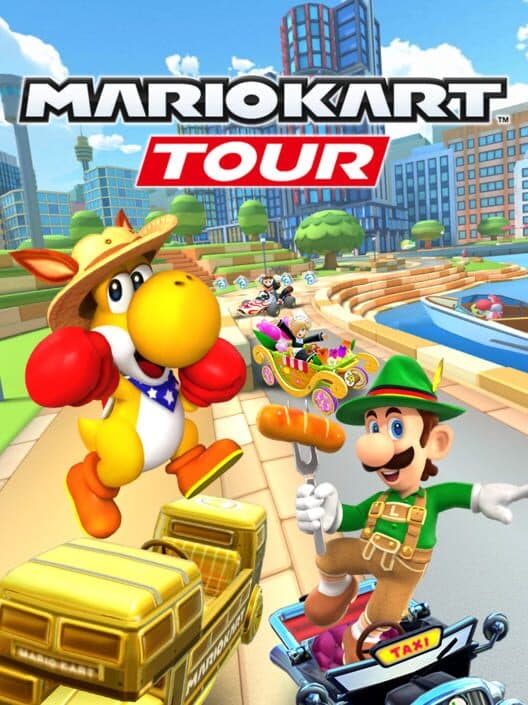 Обложка Mario Kart Tour: Anniversary Tour