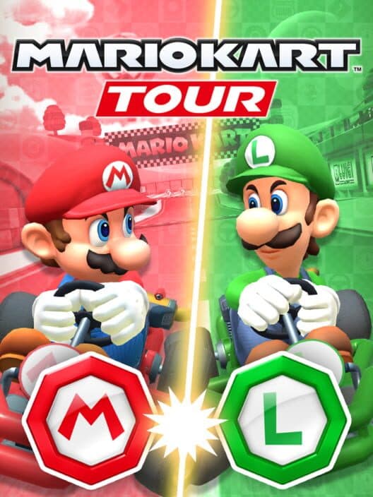 Обложка Mario Kart Tour: Mario vs. Luigi Tour