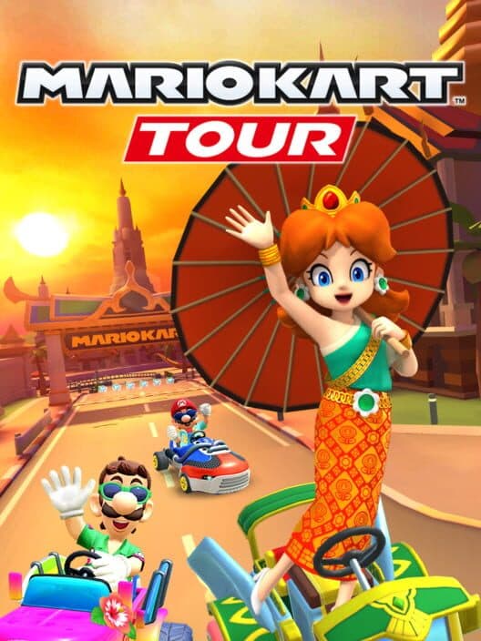 Обложка Mario Kart Tour: Bangkok Tour