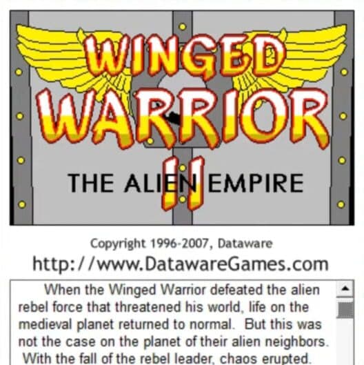 Обложка Winged Warrior II: The Alien Empire
