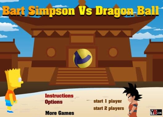 Обложка Bart Simpson vs. Dragon Ball