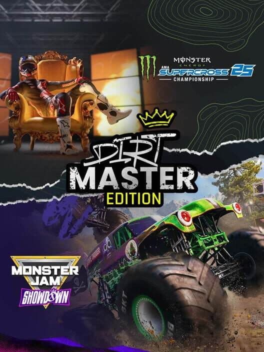 Обложка Monster Energy Supercross 25 x Monster Jam Showdown: Dirt Master Edition