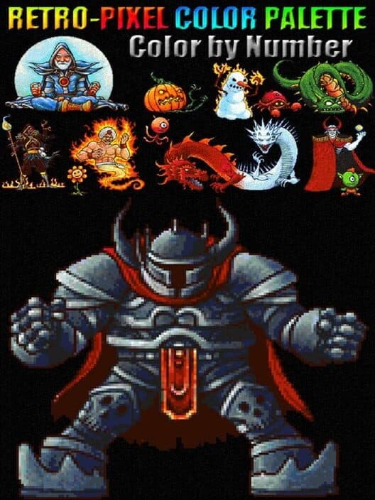 Обложка Retro-Pixel Color Palette: Color by Number