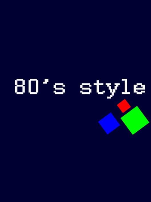 Обложка 80's style
