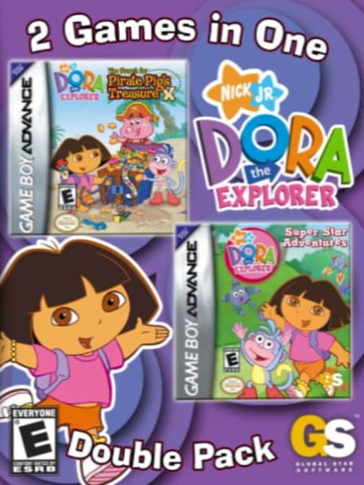 Обложка 2 Games in One Double Pack | Dora the Explorer: Pirate Pig's Treasure & Dora the Explorer: Super Star Adventures