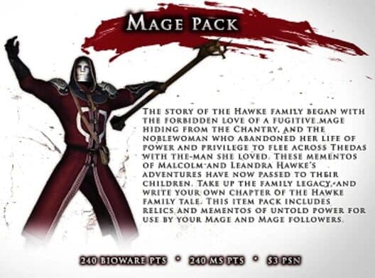 Обложка Dragon Age II: Mage Item Pack