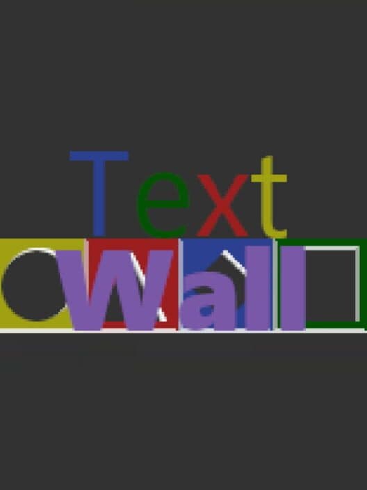 Обложка Text Wall