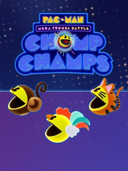 Обложка Pac-Man Mega Tunnel Battle: Chomp Champs - Lunar Animals Pac