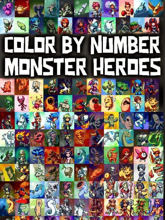 Обложка Color by Number: Monster Heroes