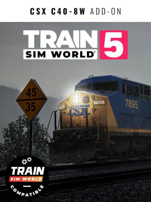 Обложка Train Sim World 5: CSX C40-8W Loco Add-On