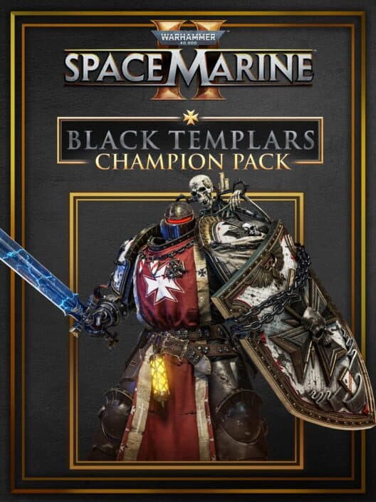 Обложка Warhammer 40,000: Space Marine II - Black Templars Champion Pack