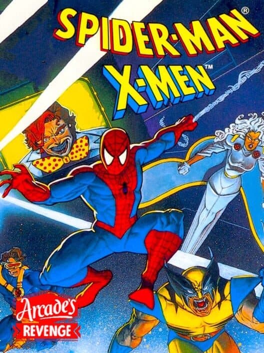 Обложка Spider-Man and the X-Men in Arcade's Revenge