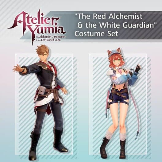 Обложка Atelier Yumia: The Alchemist of Memories & The Envisioned Land - "The Red Alchemist & the White Guardian” Costume Set