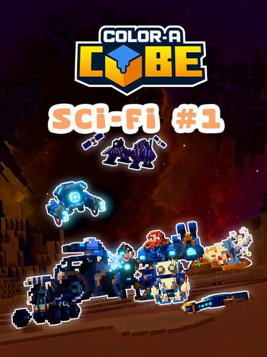 Обложка Color-A-Cube: Scifi Pack #1