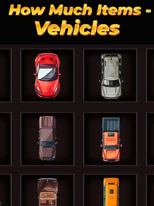 Обложка How Much Items: Vehicles
