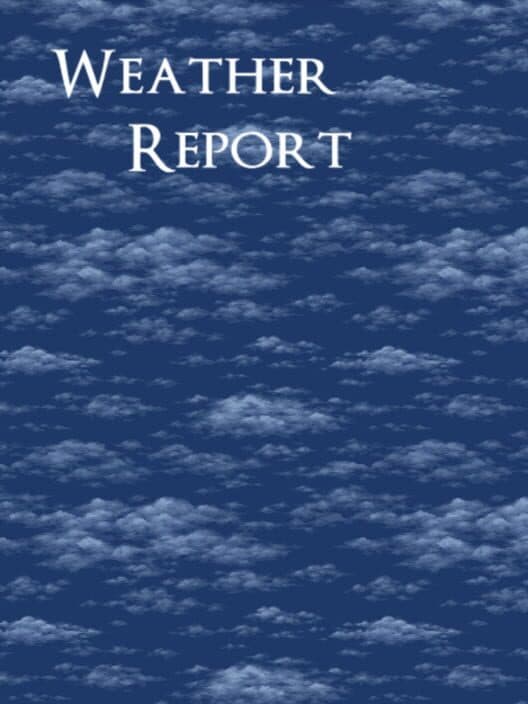 Обложка Weather Report