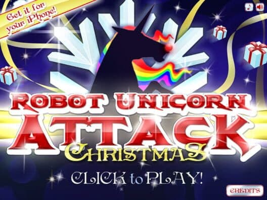 Обложка Robot Unicorn Attack: Christmas Edition