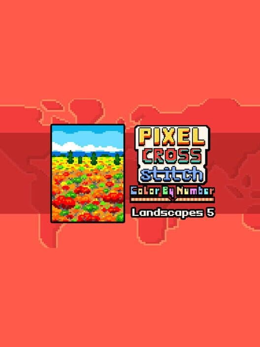 Обложка Pixel Cross Stitch Color by Number: Landscapes Pack 5