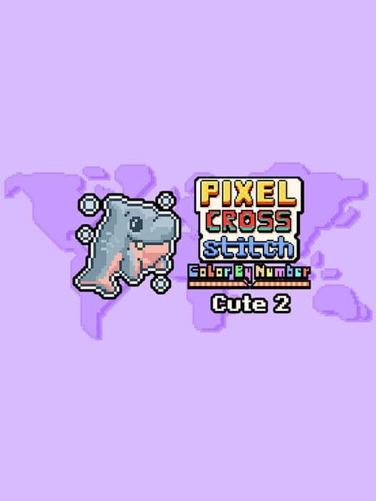 Обложка Pixel Cross Stitch Color by Number: Cute Pack 2