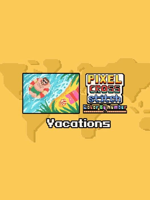 Обложка Pixel Cross Stitch: Color by Number - Vacations Pack