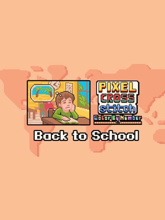 Обложка Pixel Cross Stitch: Color by Number - Back To School Pack
