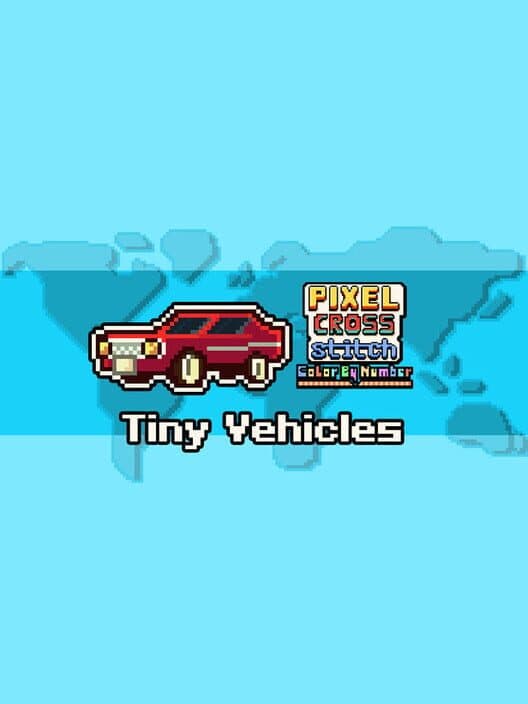 Обложка Pixel Cross Stitch: Color by Number - Tiny Vehicles Pack