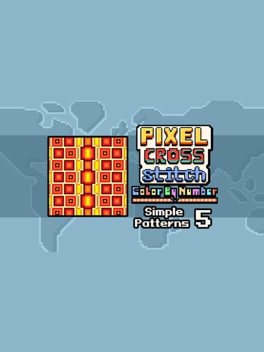 Обложка Pixel Cross Stitch: Color by Number - Simple Patterns Pack 5