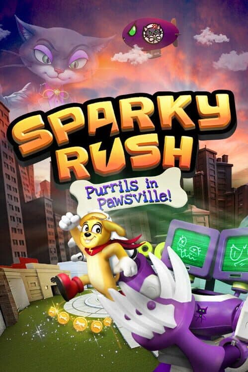 Обложка Sparky Rush: Purrils in Pawsville!