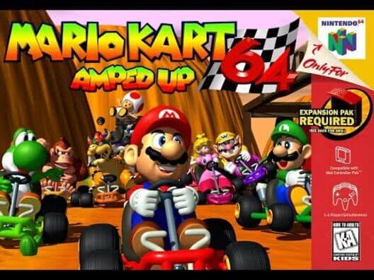 Обложка Mario Kart 64: Amped Up - Version 3