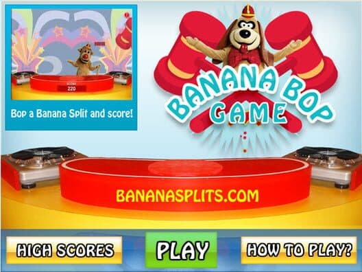 Обложка The Banana Splits: Banana Bop Game