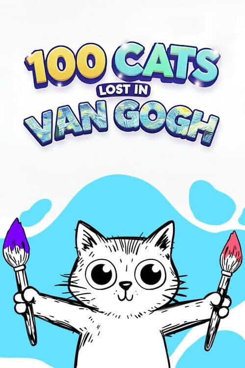 Обложка 100 Cats Lost in Van Gogh’s Brushstrokes