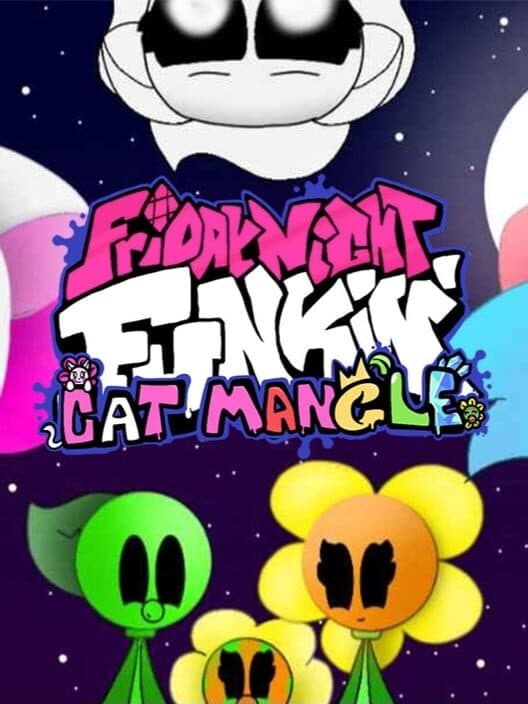 Обложка Friday Night Funkin': V.S Cat Mangle YT