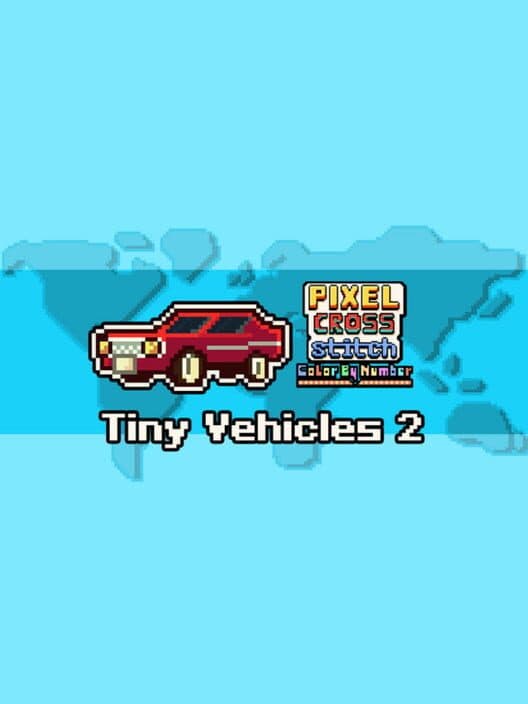 Обложка Pixel Cross Stitch: Color by Number - Tiny Vehicles Pack 2