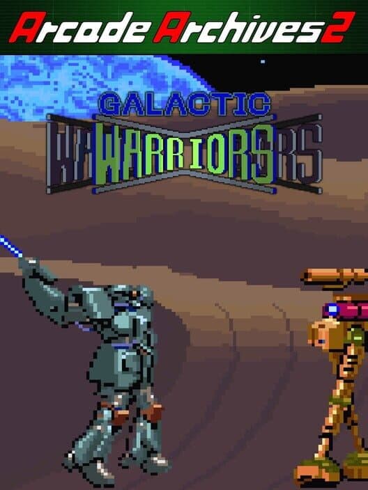 Обложка Arcade Archives 2: Galactic Warriors
