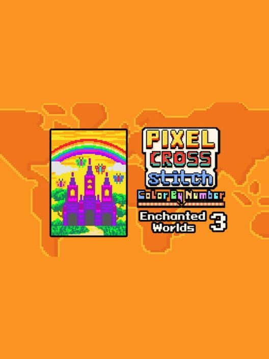Обложка Pixel Cross Stitch: Color by Number - Enchanted Worlds Pack 3