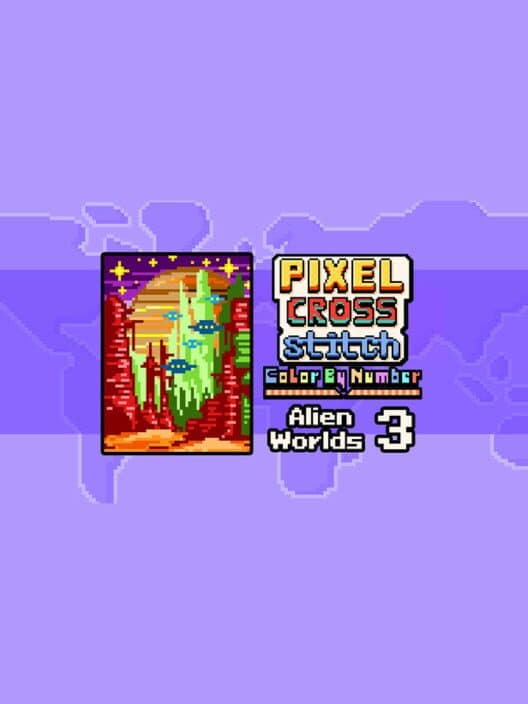 Обложка Pixel Cross Stitch: Color by Number - Alien Worlds Pack 3