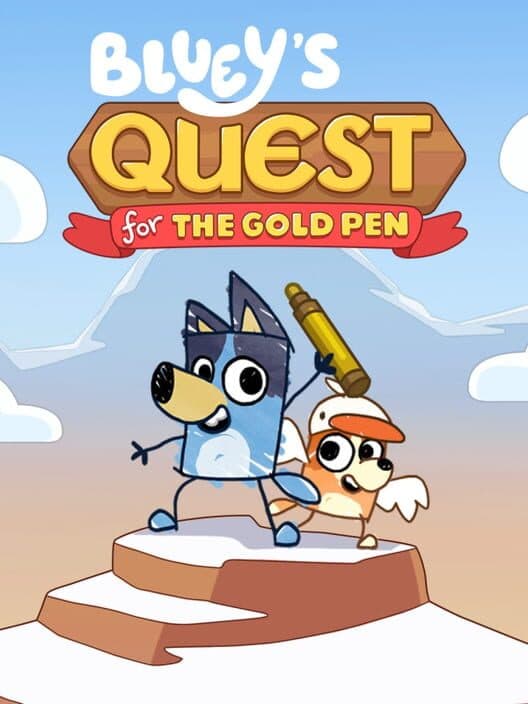 Обложка Bluey's Quest for the Gold Pen