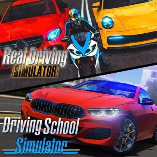 Обложка Racing Simulator Bundle: Driving School Simulator & Real Driving Simulator