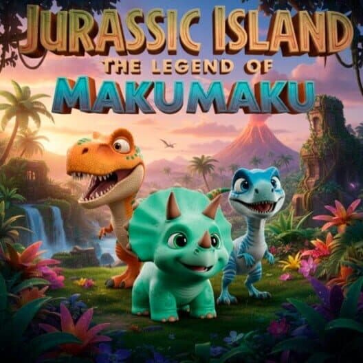 Обложка Jurassic Island: The Legend of Makumaku