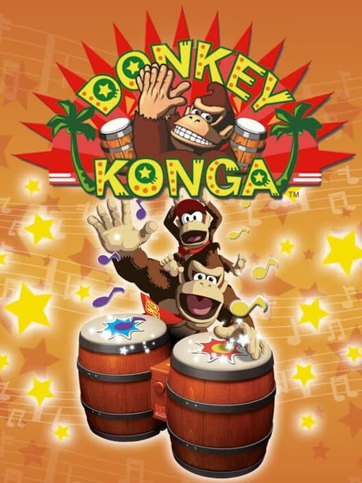 Обложка Donkey Konga