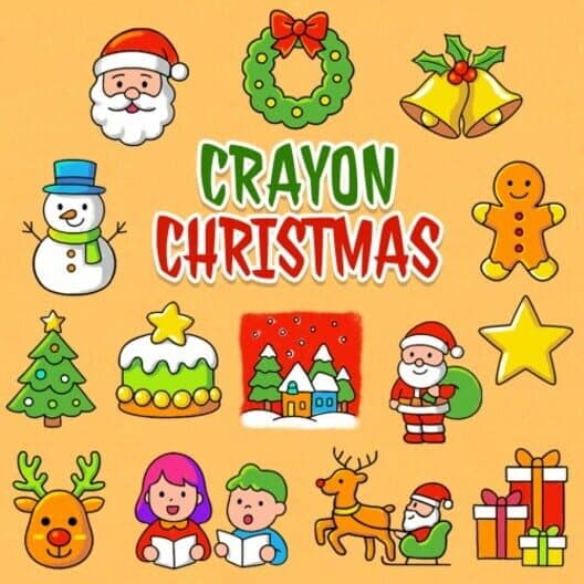 Обложка Crayon Christmas