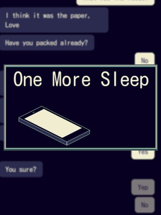 Обложка One More Sleep